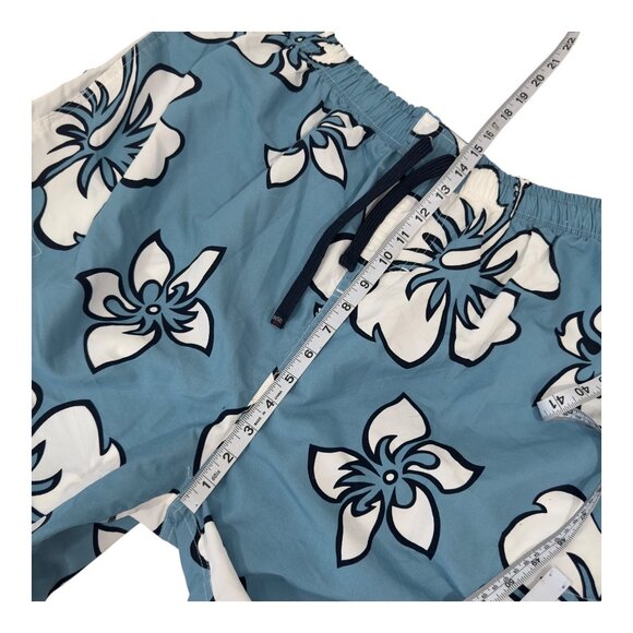 Pacific & Co. Blue Hibiscus Floral Mens Swim Trunks XXXXL Polyester - Picture 10 of 14